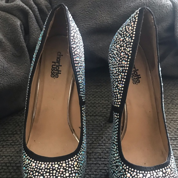 Charlotte Russe diamond heels - Picture 2 of 5